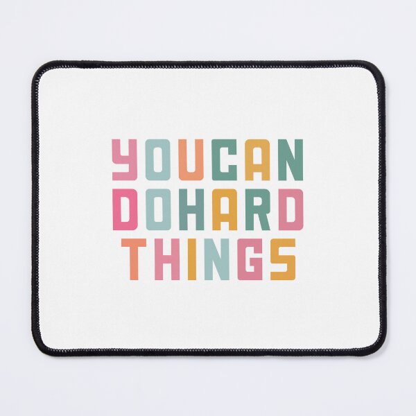 Item preview, You Can Do Hard Things Motivational Quote designed and sold by Love Between Pages.