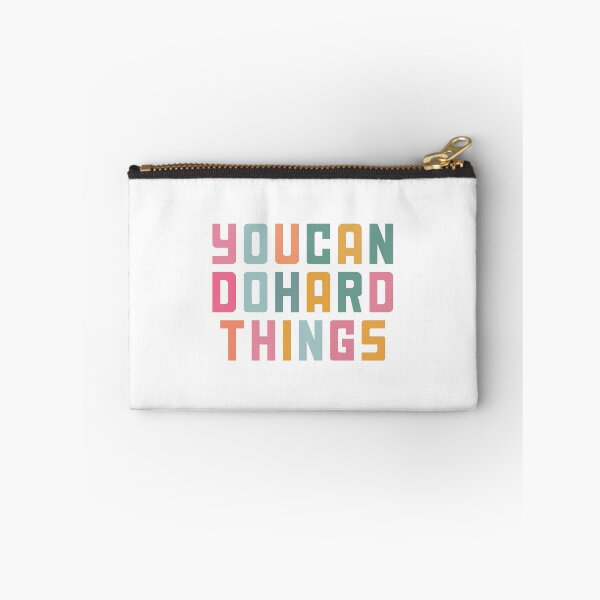 Item preview, You Can Do Hard Things Motivational Quote designed and sold by Love Between Pages.