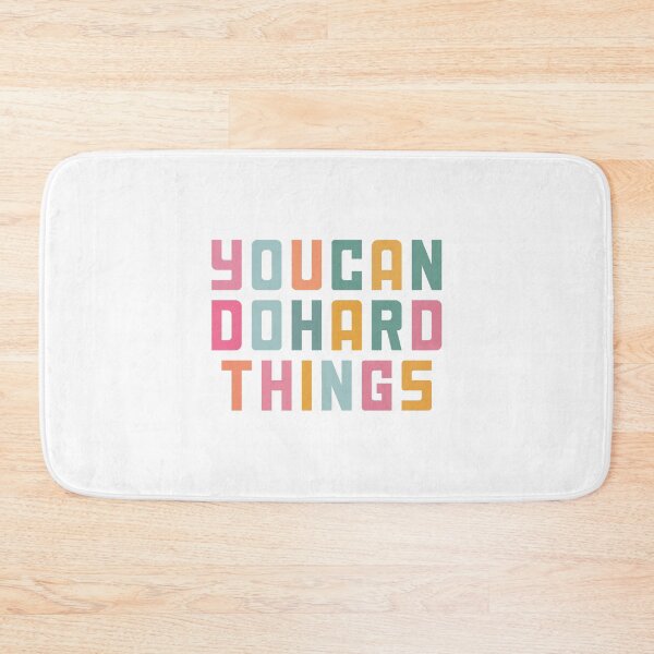 Item preview, You Can Do Hard Things Motivational Quote designed and sold by Love Between Pages.