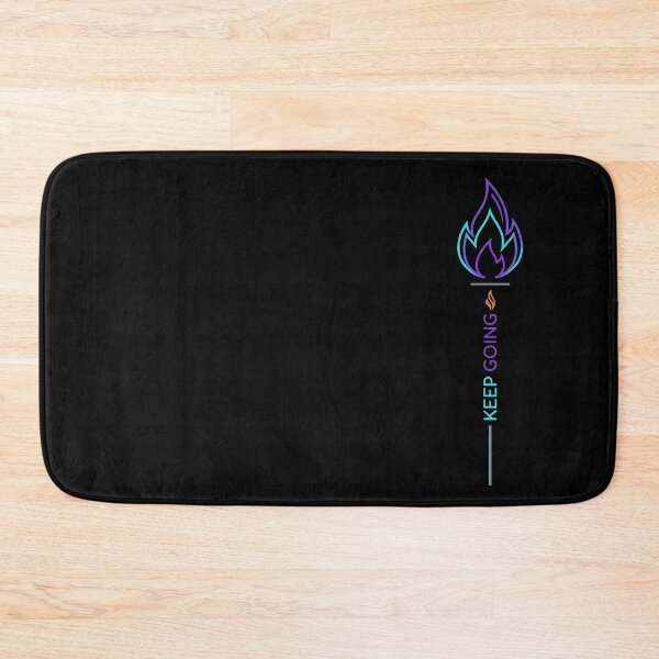 Item preview, Keep Going Neon Spiritual Torch Motivational Art designed and sold by PixelQ.