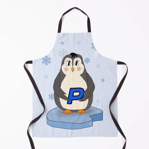Item preview, Adorable Penguin Letter P - Winter Animal Alphabet for Kids Nursery Decor designed and sold by illeN-Art-World.