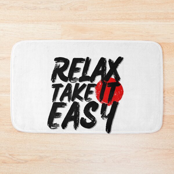 Item preview, Relax Take It Easy Typography Streetwear T-Shirt Design | Distressed Brush Lettering Graphic Tee designed and sold by QuirkyCloud Designs.