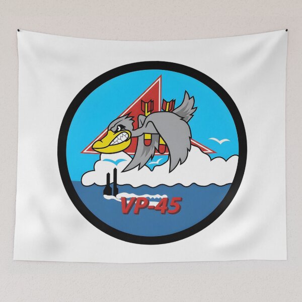 Item preview, VP-45 "Pelicans" US Navy Patrol Squadron Insignia designed and sold by CharlieDesings.