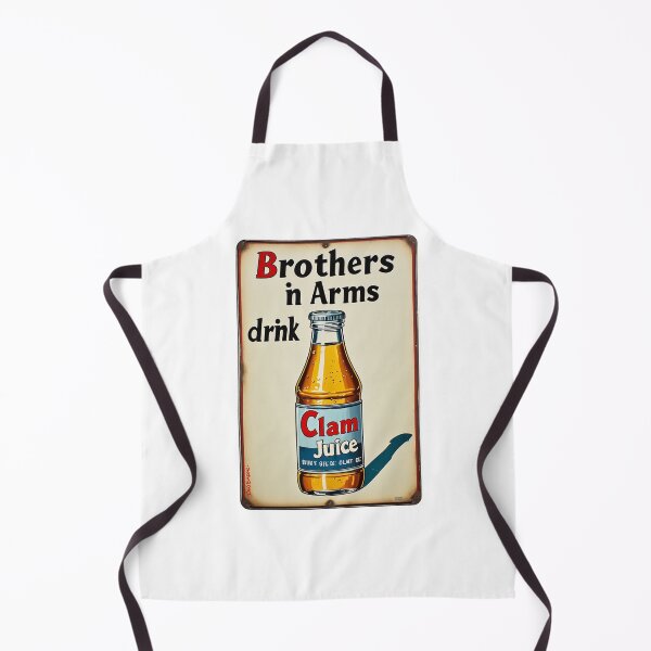 Item preview, Brothers in Arms drink Clam Juice! parody sign designed and sold by IanBakerToons.