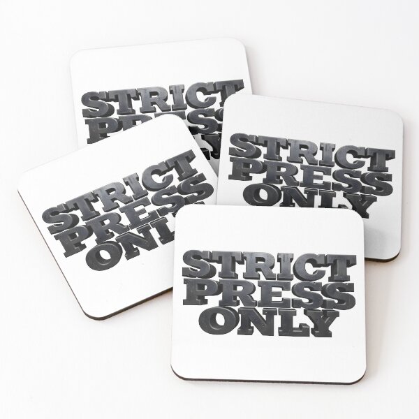Item preview, Strict Press Only Heavy Duty - Gym Motivation Shirt Design designed and sold by Mouad-Doadi.