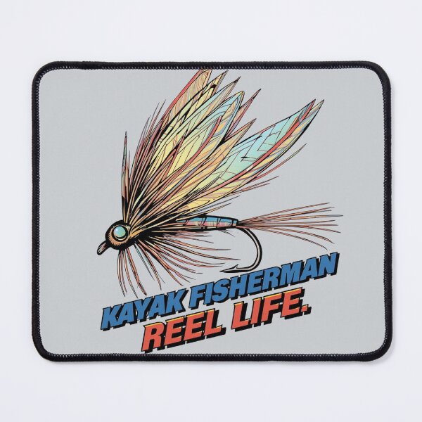 Item preview, Kayak Fisherman Reel Life Lure Art designed and sold by Zakrytos ★★★★★.