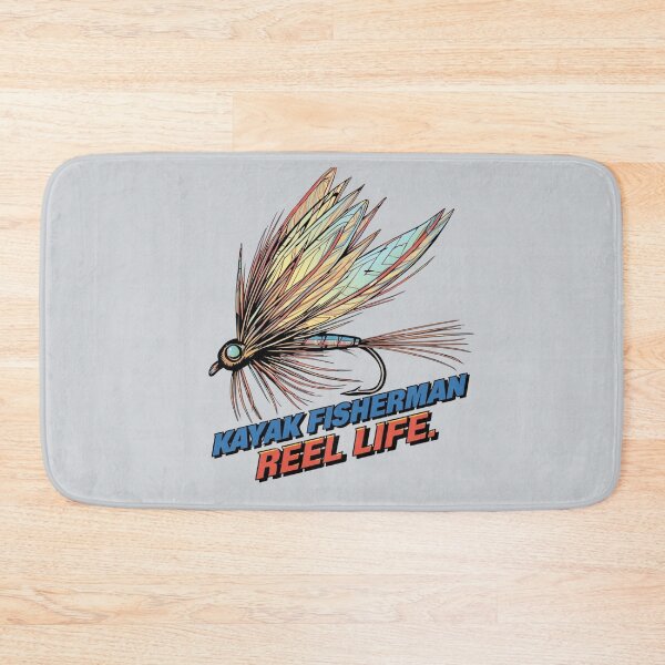 Item preview, Kayak Fisherman Reel Life Lure Art designed and sold by Zakrytos ★★★★★.