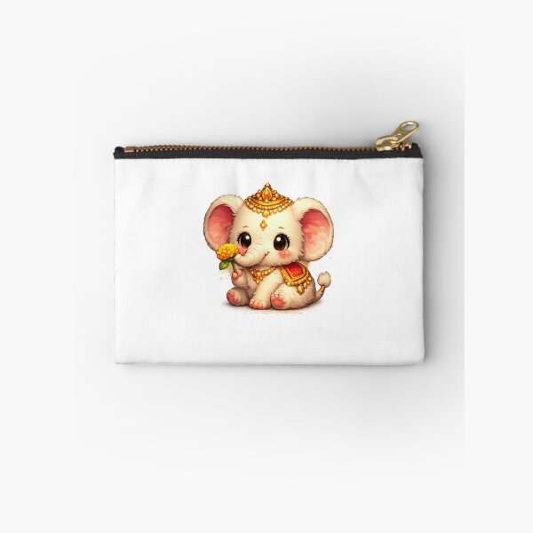 Item preview, Cute Royal Baby Elephant Pixel Art | Kawaii Animal Design ? designed and sold by arifali786.