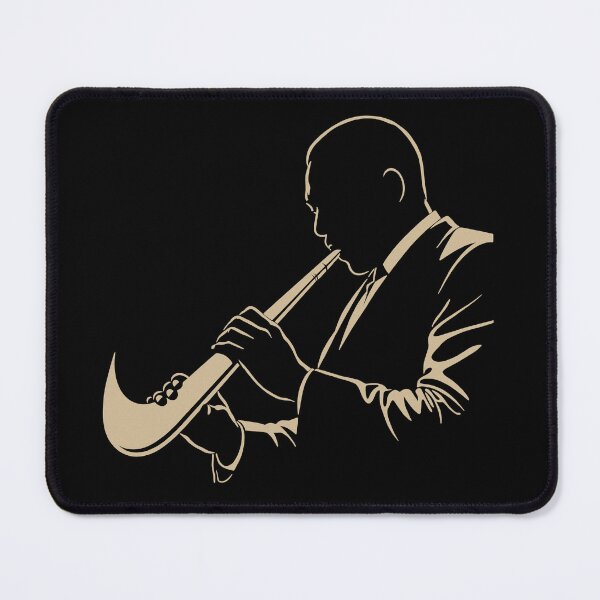 Item preview, John Coltrane - JAZZ DO IT - Nike Saxophone Parody Silhouette (stained sepia) Vintage designed and sold by ZERO-MIND.