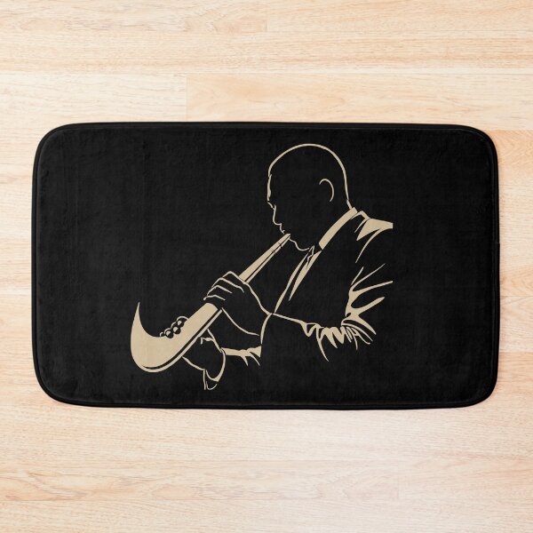 Item preview, John Coltrane - JAZZ DO IT - Nike Saxophone Parody Silhouette (stained sepia) Vintage designed and sold by ZERO-MIND.