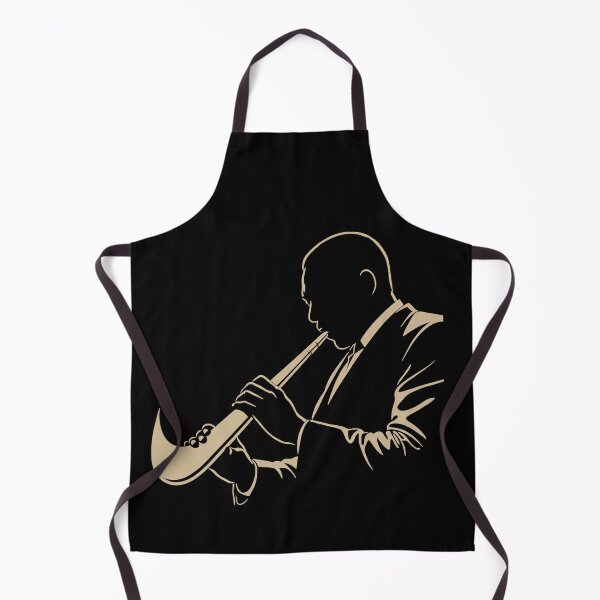 Item preview, John Coltrane - JAZZ DO IT - Nike Saxophone Parody Silhouette (stained sepia) Vintage designed and sold by ZERO-MIND.