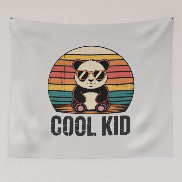 Item preview, Copy of Cool Kid Panda – Cute Retro Panda T-Shirt for Kids designed and sold by Biedroneczka.