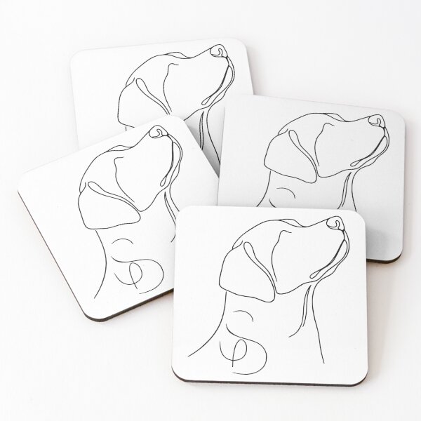 Item preview, Minimalist Black Line Dog designed and sold by Shifer Design.