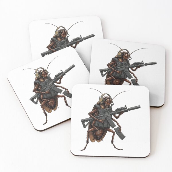 Item preview, Roach Six Going Dark - Tactical Cockroach designed and sold by RAWLIFEGRAPHIC.