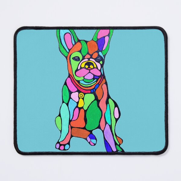 Item preview, Colorful French Bulldog Art, Vibrant Neurographic Frenchie Dog Design designed and sold by Sherrylynart.