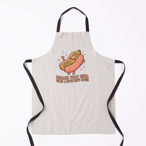 Item preview, Snack Time Girl Hot Dog Lover Cute Kawaii Food designed and sold by Verycutethings.