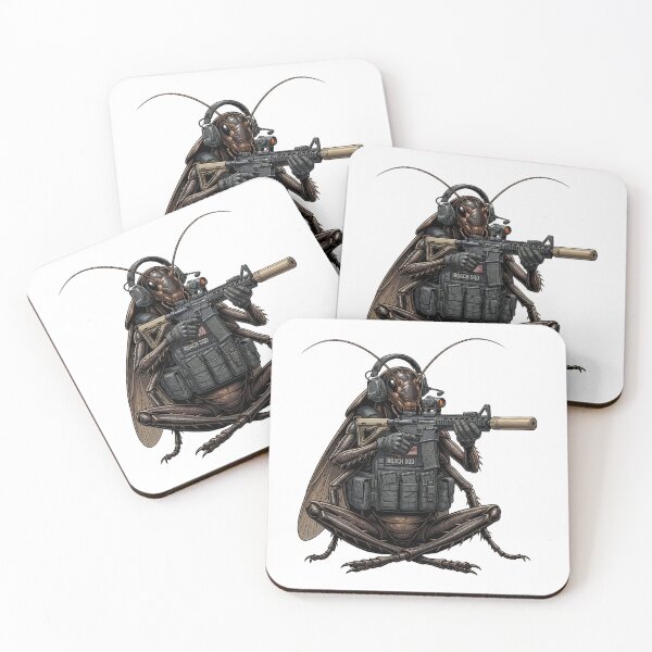 Item preview, Roach Six Going Dark - Tactical Cockroach designed and sold by RAWLIFEGRAPHIC.
