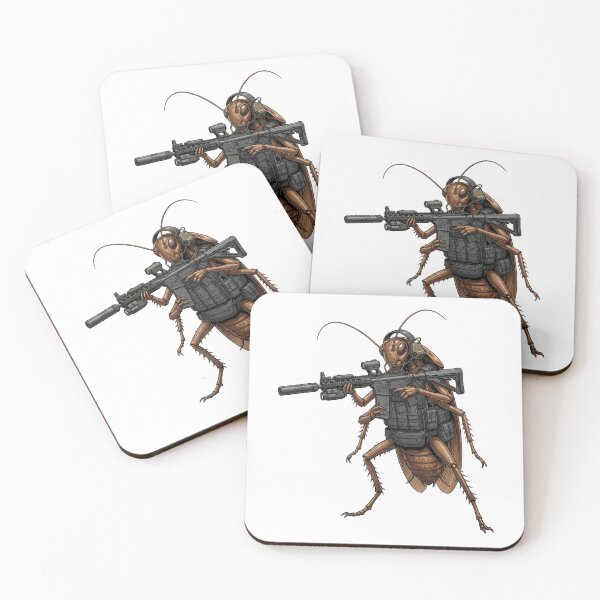 Item preview, Roach Six Going Dark - Tactical Cockroach designed and sold by RAWLIFEGRAPHIC.