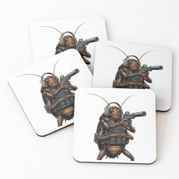 Item preview, Roach Six Going Dark - Tactical Cockroach designed and sold by RAWLIFEGRAPHIC.