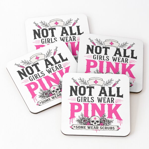 Item preview, Not All Girls Wear Pink – Some Wear Scrubs designed and sold by NANursing.