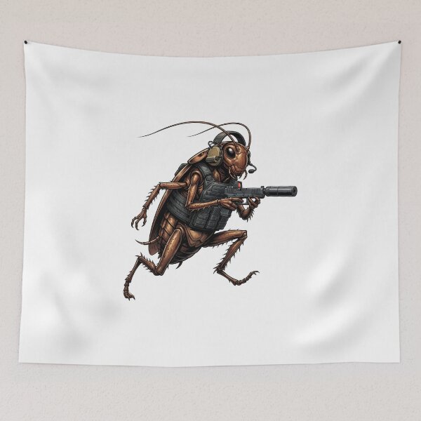 Item preview, Roach Six Going Dark - Tactical Cockroach designed and sold by RAWLIFEGRAPHIC.