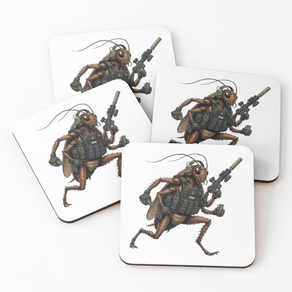 Item preview, Roach Six Going Dark - Tactical Cockroach designed and sold by RAWLIFEGRAPHIC.
