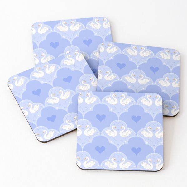 Item preview, Blue Scallop Fairytale Swan pattern designed and sold by Lockets Little Notes.
