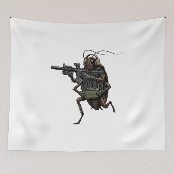 Item preview, Roach Six Going Dark - Tactical Cockroach designed and sold by RAWLIFEGRAPHIC.
