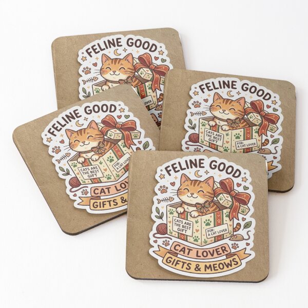 Item preview, Feline Good Cat Lover Gifts and Meows Sticker designed and sold by Hafcishop.
