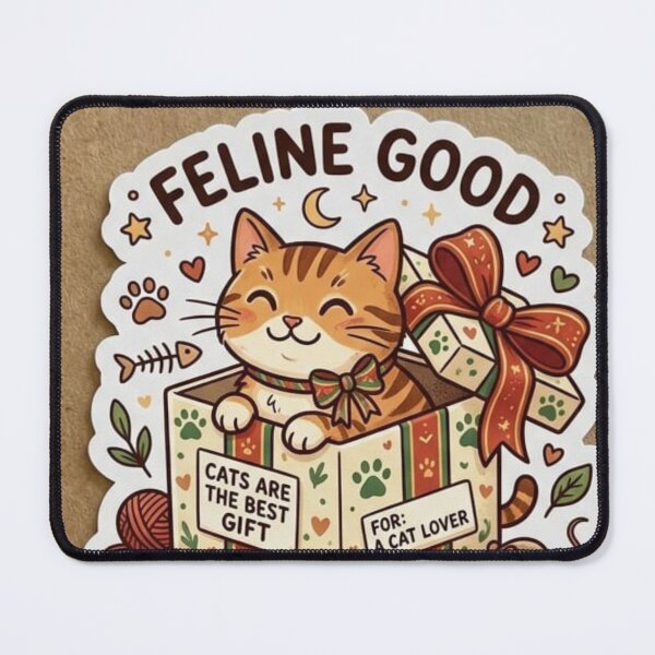 Item preview, Feline Good Cat Lover Gifts and Meows Sticker designed and sold by Hafcishop.