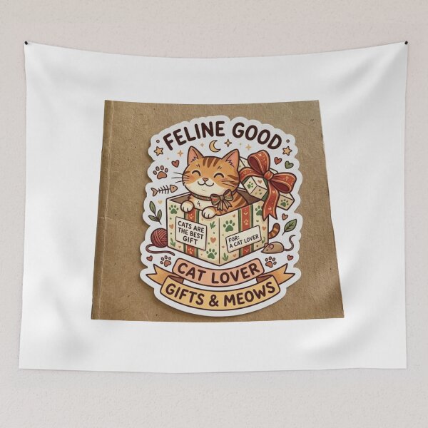 Item preview, Feline Good Cat Lover Gifts and Meows Sticker designed and sold by Hafcishop.