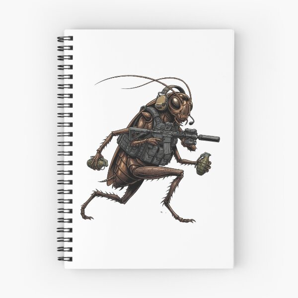 Item preview, Roach Six Going Dark - Tactical Cockroach designed and sold by RAWLIFEGRAPHIC.