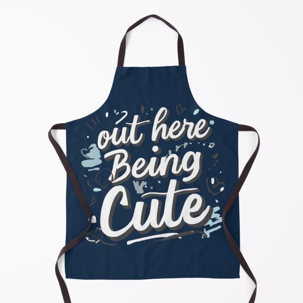 Item preview, ut Here Being Cute Aesthetic Hand Drawn Heart Typography designed and sold by PACS0011.