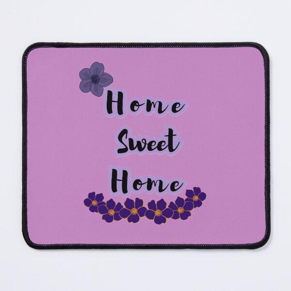 Item preview, Home Sweet Home Floral Typography Aesthetic Design designed and sold by CreativePallavi.