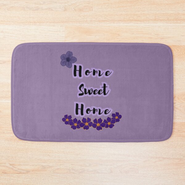 Item preview, Home Sweet Home Floral Typography Aesthetic Design designed and sold by CreativePallavi.
