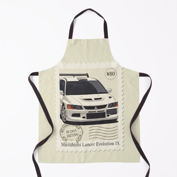 Item preview, Mitsubishi Lancer Evolution IX JDM Rally Legend Vintage Stamp Art designed and sold by Motorline44.