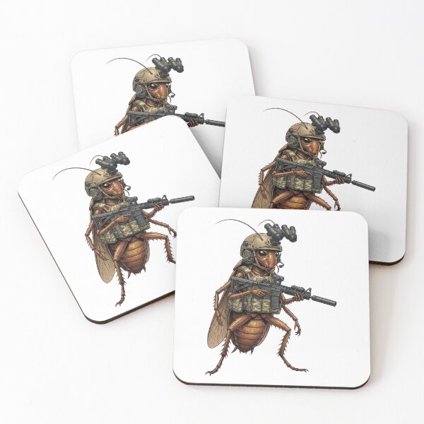 Item preview, Roach Six Going Dark - Tactical Cockroach designed and sold by RAWLIFEGRAPHIC.