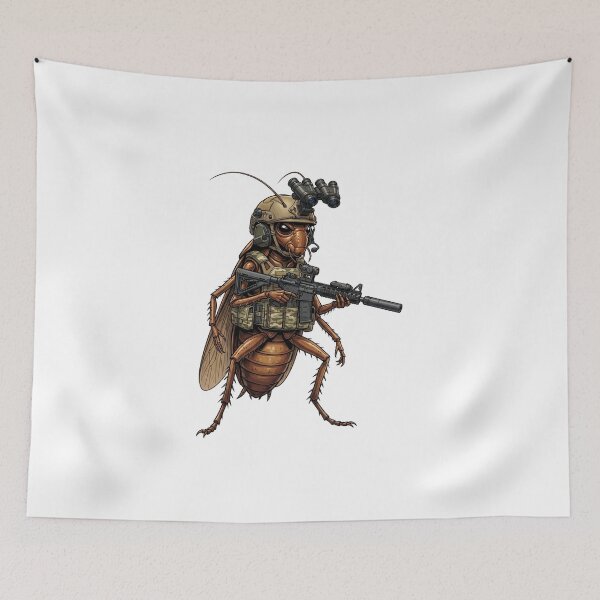 Item preview, Roach Six Going Dark - Tactical Cockroach designed and sold by RAWLIFEGRAPHIC.