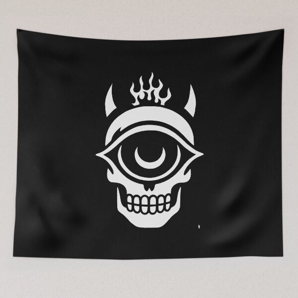 Item preview, BIRD Original - Burning Vision Skull designed and sold by shopBird.