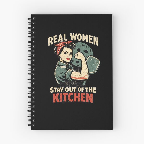 Item preview, Real Women Stay Out of the Kitchen Pickleball designed and sold by Pickleball Globe.
