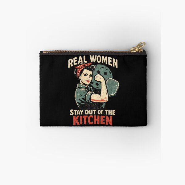 Item preview, Real Women Stay Out of the Kitchen Pickleball designed and sold by Pickleball Globe.
