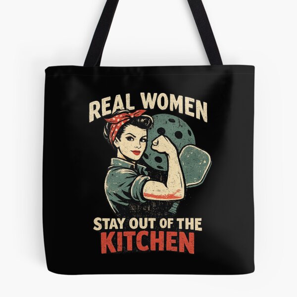 Item preview, Real Women Stay Out of the Kitchen Pickleball designed and sold by Pickleball Globe.