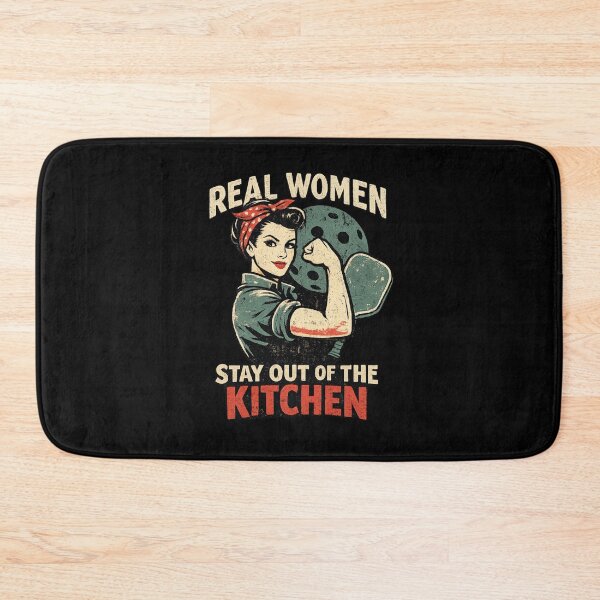 Item preview, Real Women Stay Out of the Kitchen Pickleball designed and sold by Pickleball Globe.