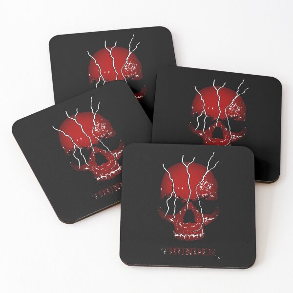 Item preview, BIRD Original - Red Thunder Skull designed and sold by shopBird.