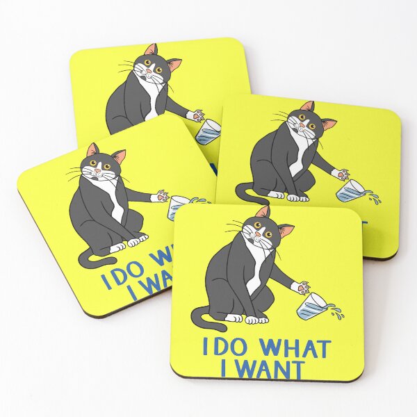 Item preview, I Do What I Want - Classic Unapologetically Stubborn Cat designed and sold by ZERO-MIND.