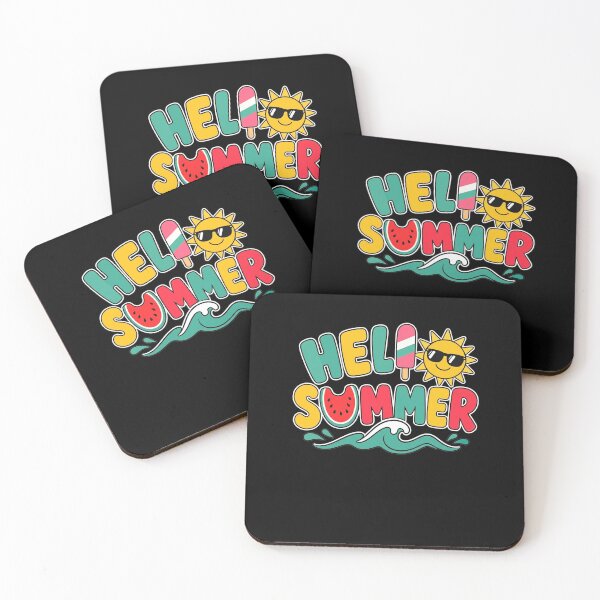 Item preview, Hello Summer Vacation Ice Cream Popsicle Watermelon Beach  designed and sold by clothesy7.