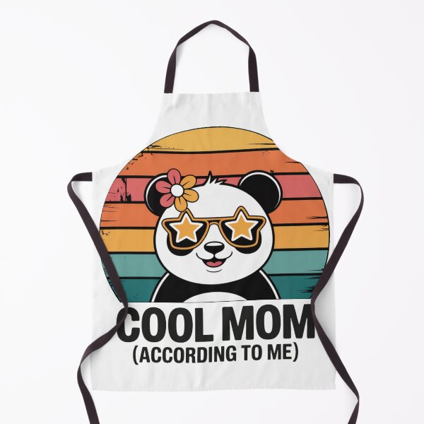 Item preview, Cool Mom According To Me Panda Shirt – Cute Retro Panda Mom Gift designed and sold by Biedroneczka.