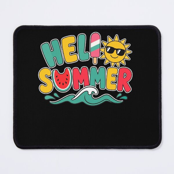 Item preview, Hello Summer Vacation Ice Cream Popsicle Watermelon Beach  designed and sold by clothesy7.