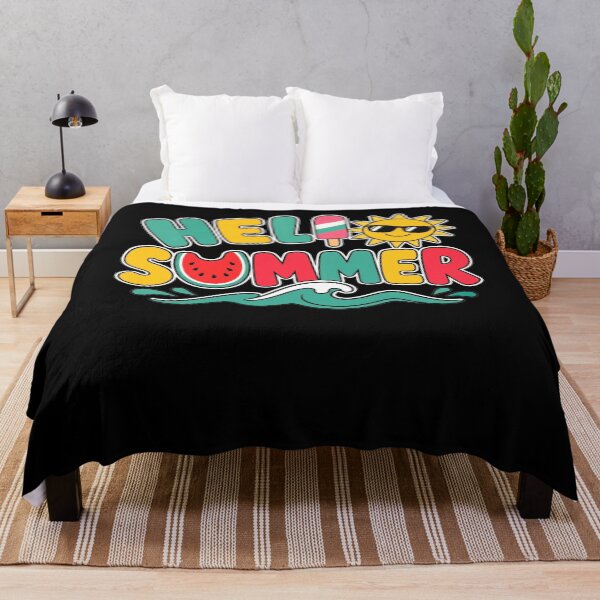 Item preview, Hello Summer Vacation Ice Cream Popsicle Watermelon Beach  designed and sold by clothesy7.