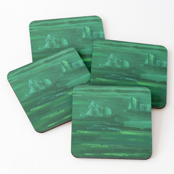 Item preview, Emerald Reverie painting designed and sold by CafeSpirits.